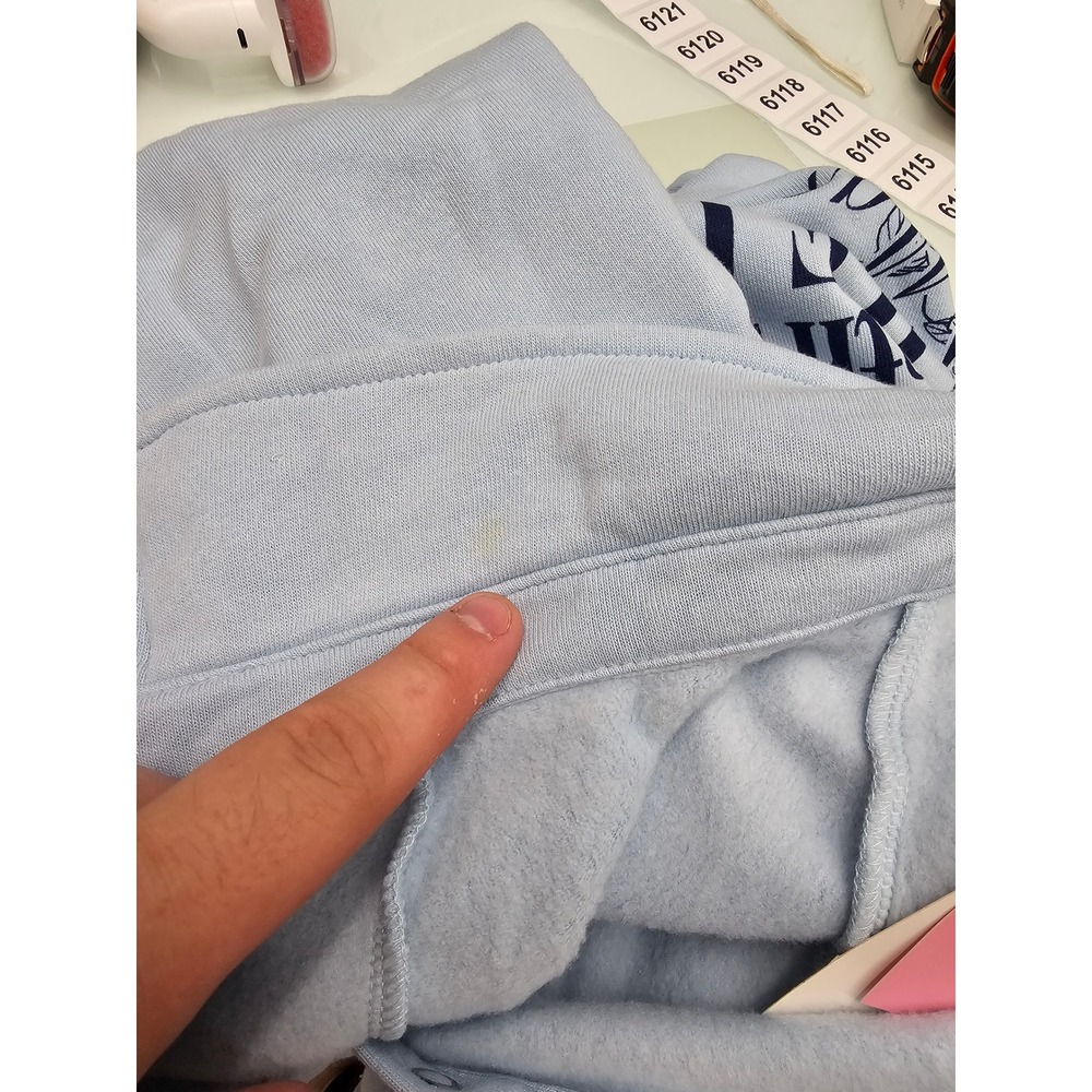 Limited Too Girls Flower Market Pullover Sweatshirt Blue Cotton Size Medium - Picture 4 of 5